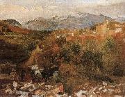 Joaquin Sorolla Mountains France oil painting artist